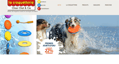 Desktop Screenshot of lacroquetterie.com