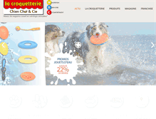 Tablet Screenshot of lacroquetterie.com